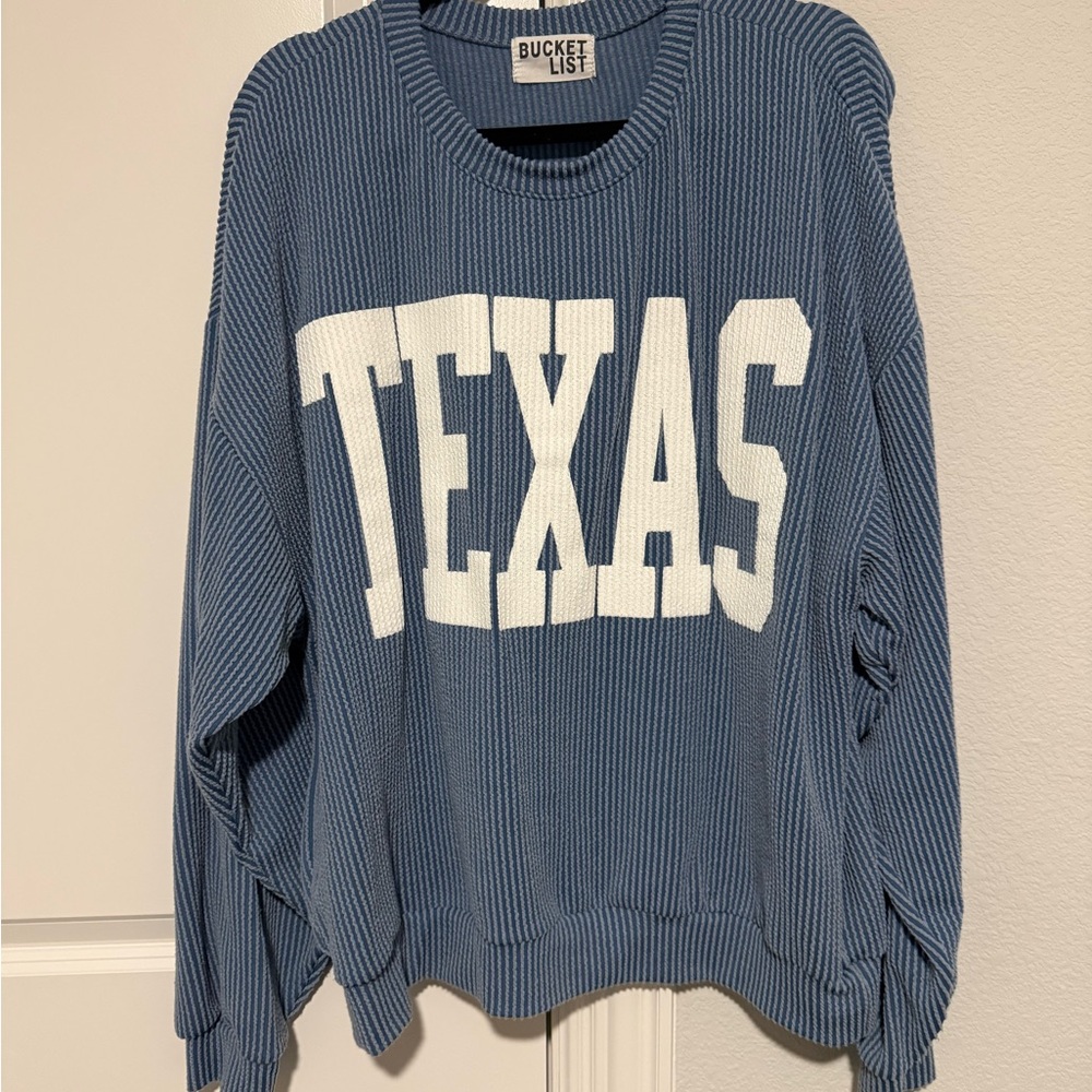 Bucket List Ribbed Texas longsleeve